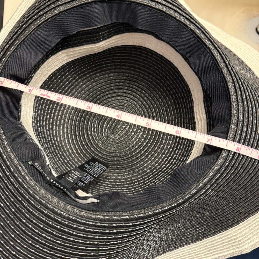 WHBM Black and White Floppy Hat - Picture 7 of 7